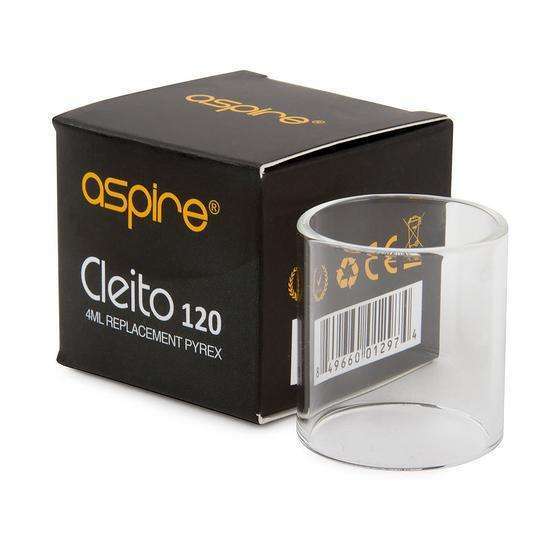 Aspire Cleito 120 Glass for your vape at Red Hot Vaping