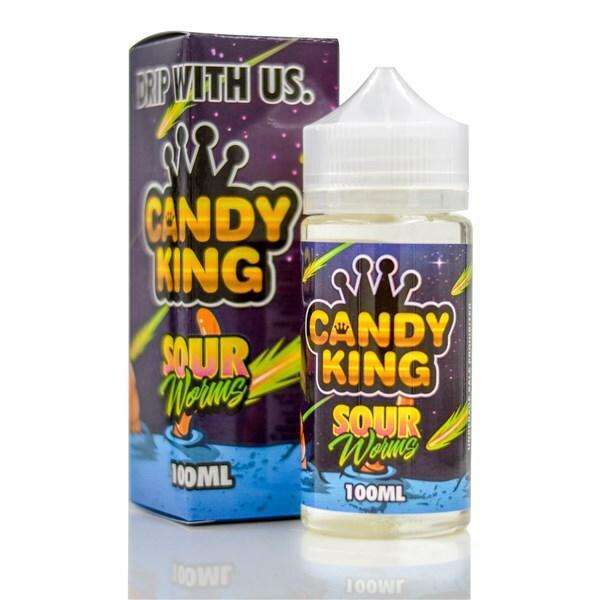 Sour Worms By Candy King 100ml Shortfill for your vape at Red Hot Vaping