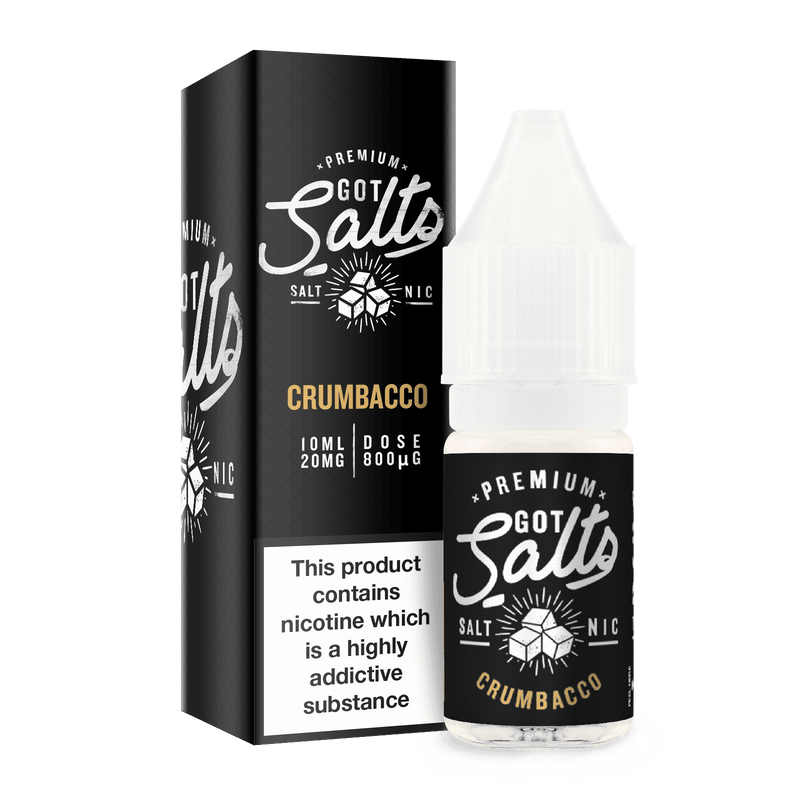 Crumbacco Got Salts 10ml a  for your vape by  at Red Hot Vaping