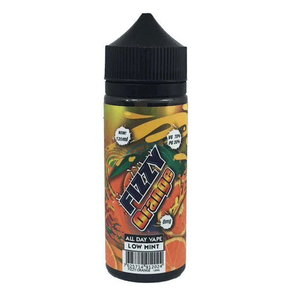 Fizzy Orange By Fizzy 100ml Shortfill for your vape at Red Hot Vaping