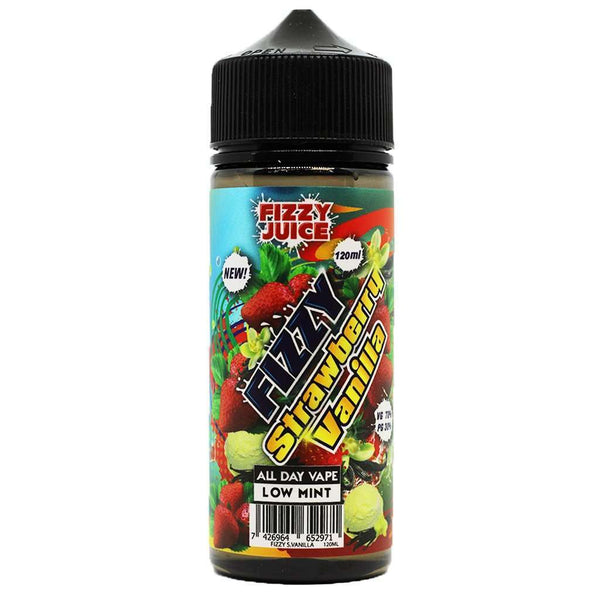Strawberry Vanilla By Fizzy 100ml Shortfill for your vape at Red Hot Vaping