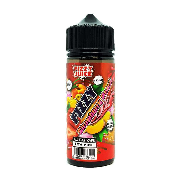 Fizzy Strawberry Peach By Fizzy 100ml for your vape at Red Hot Vaping