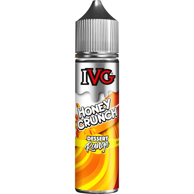 Honey Crunch By IVG 50ml Shortfill for your vape at Red Hot Vaping