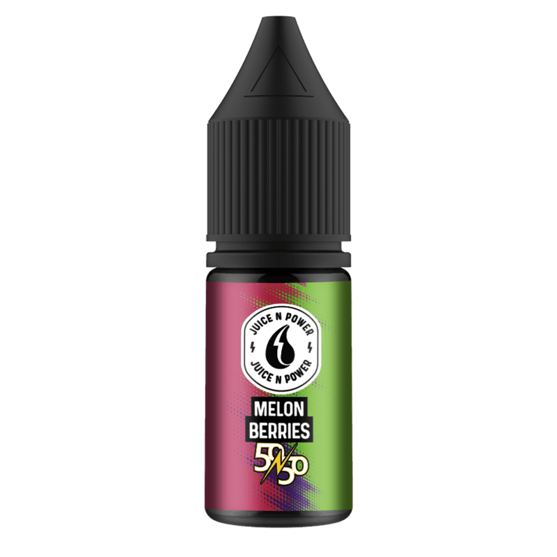 Melon Berries By Juice & Power 10ml 50/50 for your vape at Red Hot Vaping