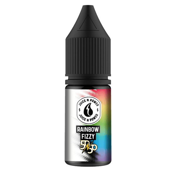 Rainbow Fizzy By Juice & Power 10ml 50/50 for your vape at Red Hot Vaping