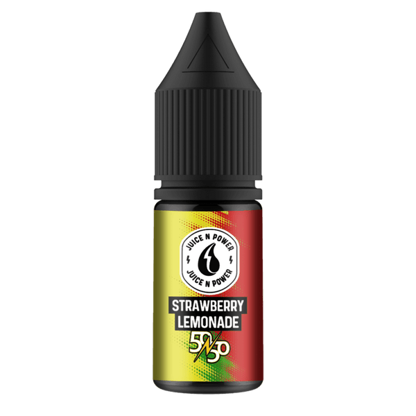 Strawberry Lemonade By Juice & Power 10ml 50/50 for your vape at Red Hot Vaping