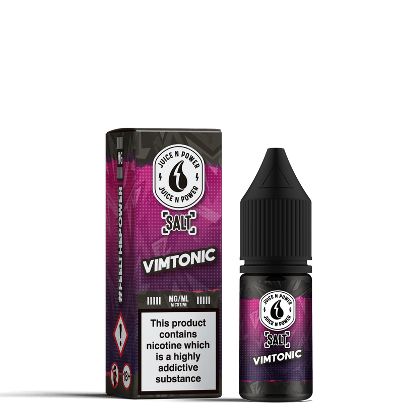 Vimtonic By Juice & Power Salt 10ml for your vape at Red Hot Vaping