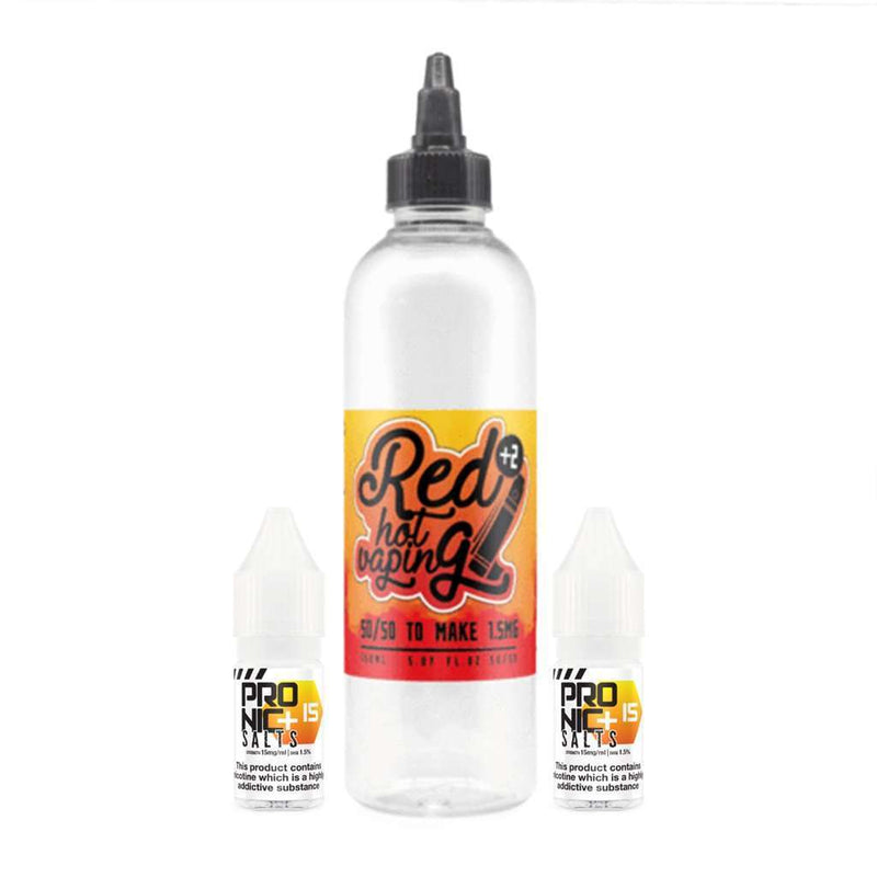 Just Add Mix Kit (Shots now included) in 1.5mg / 50/50 / Salt Nicotine, for your vape at Red Hot Vaping