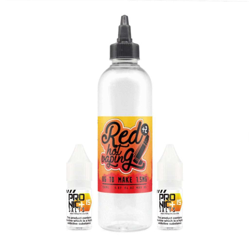 Just Add Mix Kit (Shots now included) in 1.5mg / 80/20 / Salt Nicotine, for your vape at Red Hot Vaping