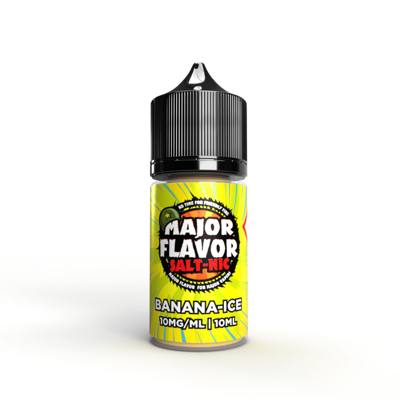 Banana-Ice Salt By Major Flavour 10ml for your vape at Red Hot Vaping