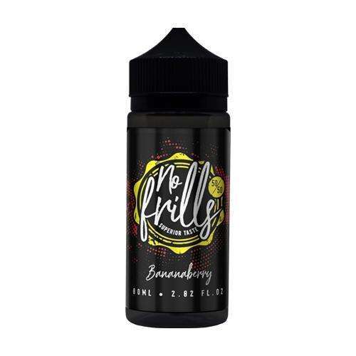 Bananaberry 50/50 By No Frills 80ml Shortfill for your vape at Red Hot Vaping