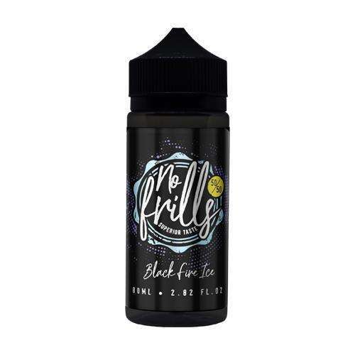 Black Fire Ice 50/50 By No Frills 80ml Shortfill for your vape at Red Hot Vaping