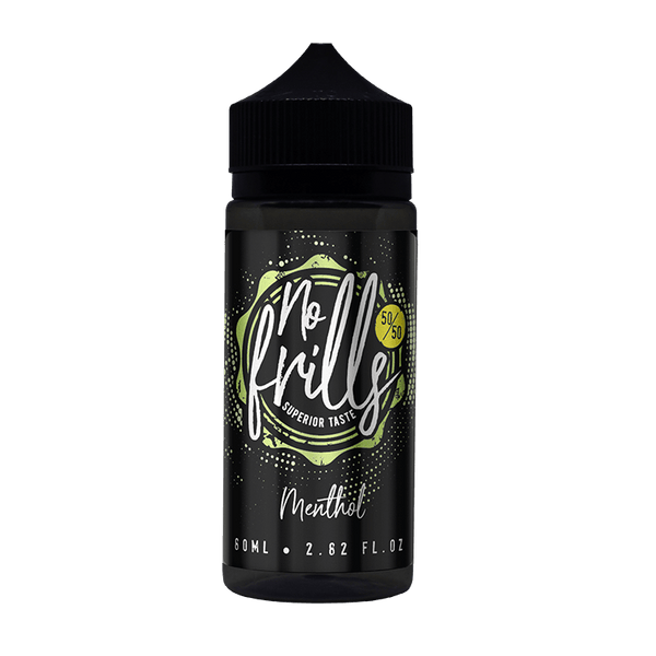 Menthol 50/50 By No Frills 80ml Shortfill for your vape at Red Hot Vaping
