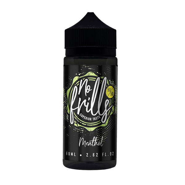Menthol 50/50 By No Frills 80ml Shortfill  Red Hot Vaping