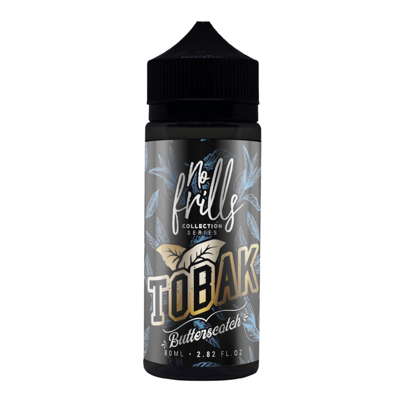Tobak Butterscotch By No Frills 80ml for your vape at Red Hot Vaping