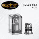 Mulus RBA Pod By Aspire for your vape at Red Hot Vaping