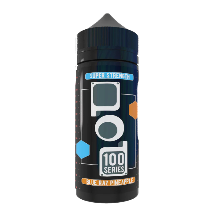 Blue Razz Pineapple 50/50 By Pod 100 Series 100ml Shortfill