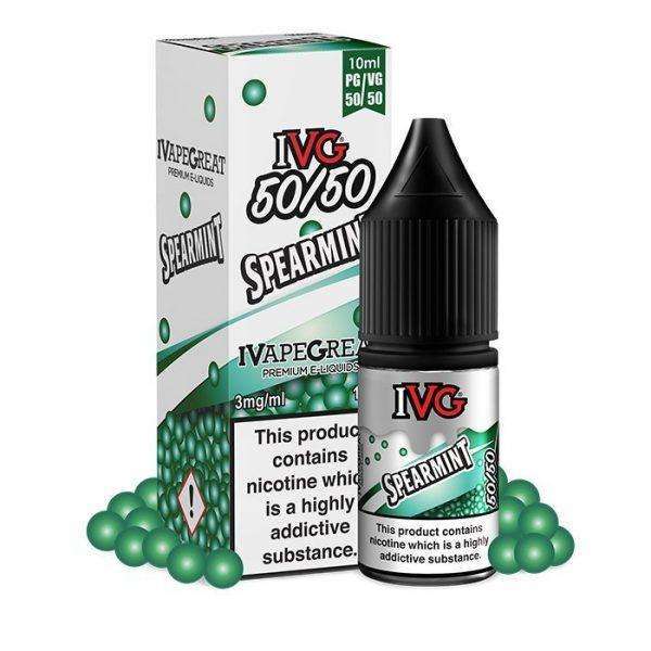 Spearmint By IVG 10ml 50/50 for your vape at Red Hot Vaping