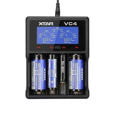 Xtar VC4 charger a  for your vape by  at Red Hot Vaping