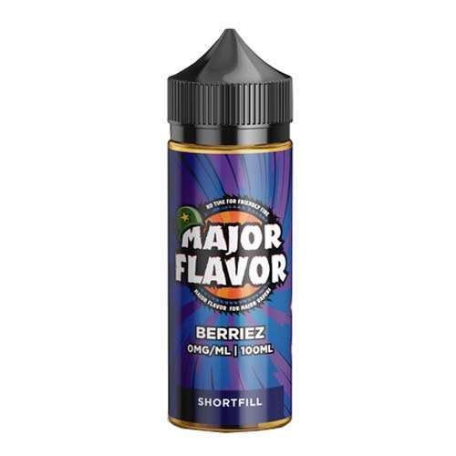 Berriez By Major Flavour Reloaded 100ml Shortfill for your vape at Red Hot Vaping