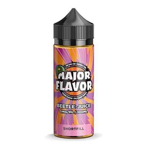 Beetle Juice By Major Flavour 100ml Shortfill for your vape at Red Hot Vaping