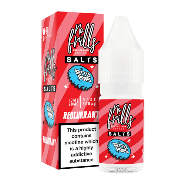 Bottle Pops Redcurrant By No Frills Salt 10ml for your vape at Red Hot Vaping