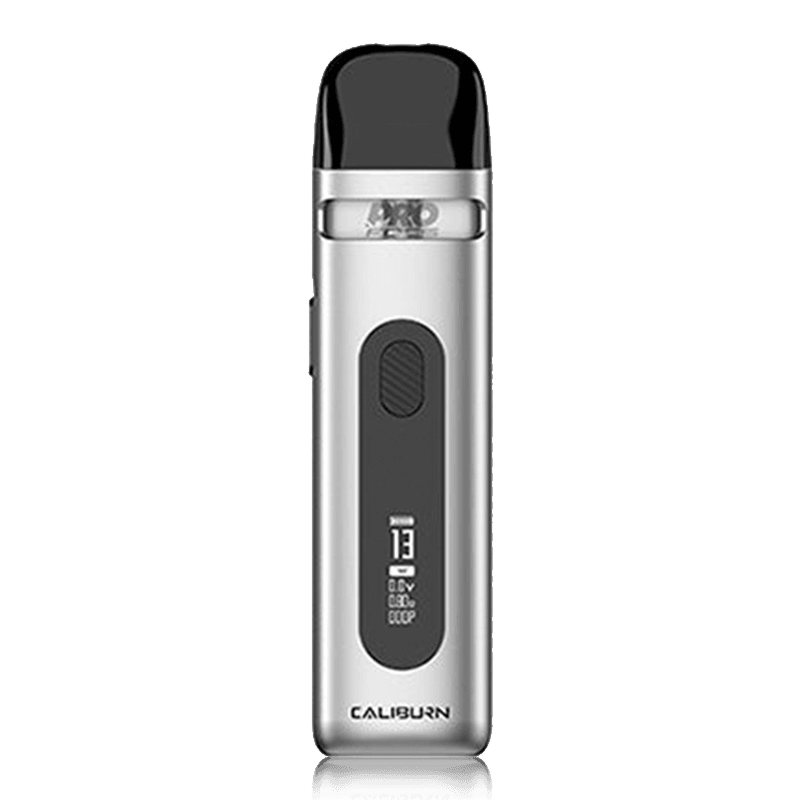 Caliburn X Pod Kit By Uwell in Silver, for your vape at Red Hot Vaping