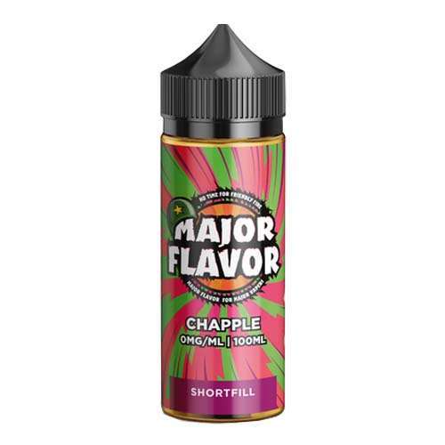 Chapple By Major Flavour Reloaded 100ml Shortfill for your vape at Red Hot Vaping