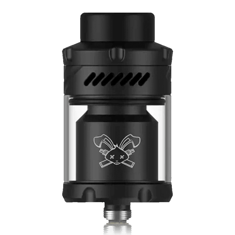 Dead Rabbit 3 RTA By Hellvape in Matte Black, for your vape at Red Hot Vaping