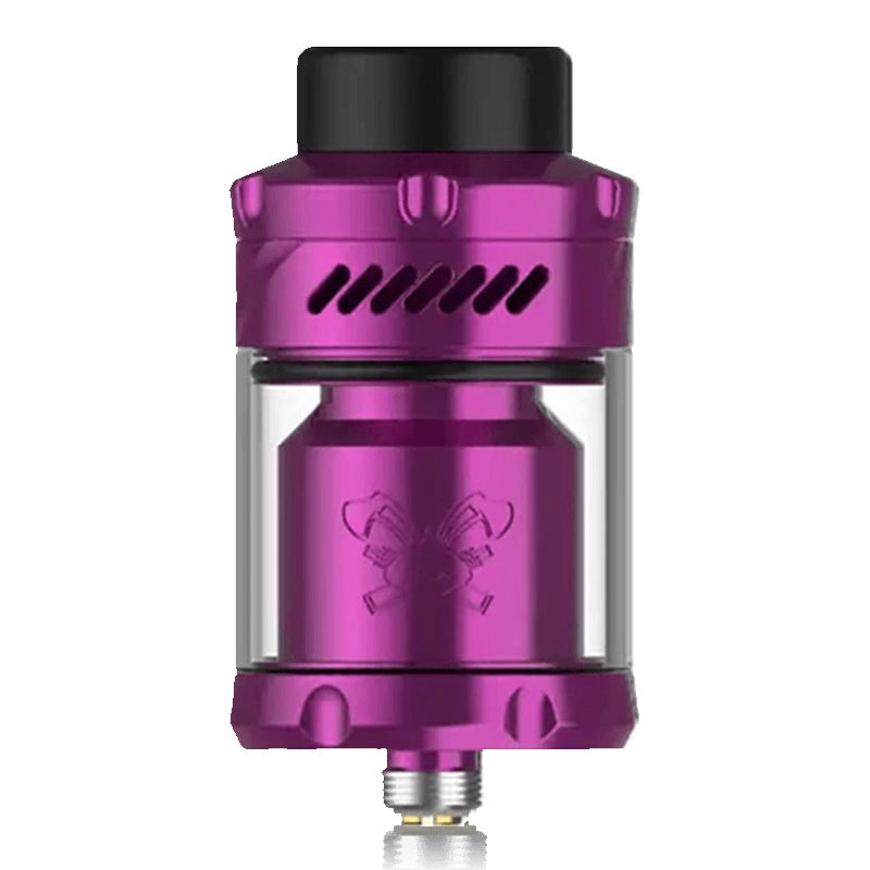 Dead Rabbit 3 RTA By Hellvape in Purple, for your vape at Red Hot Vaping