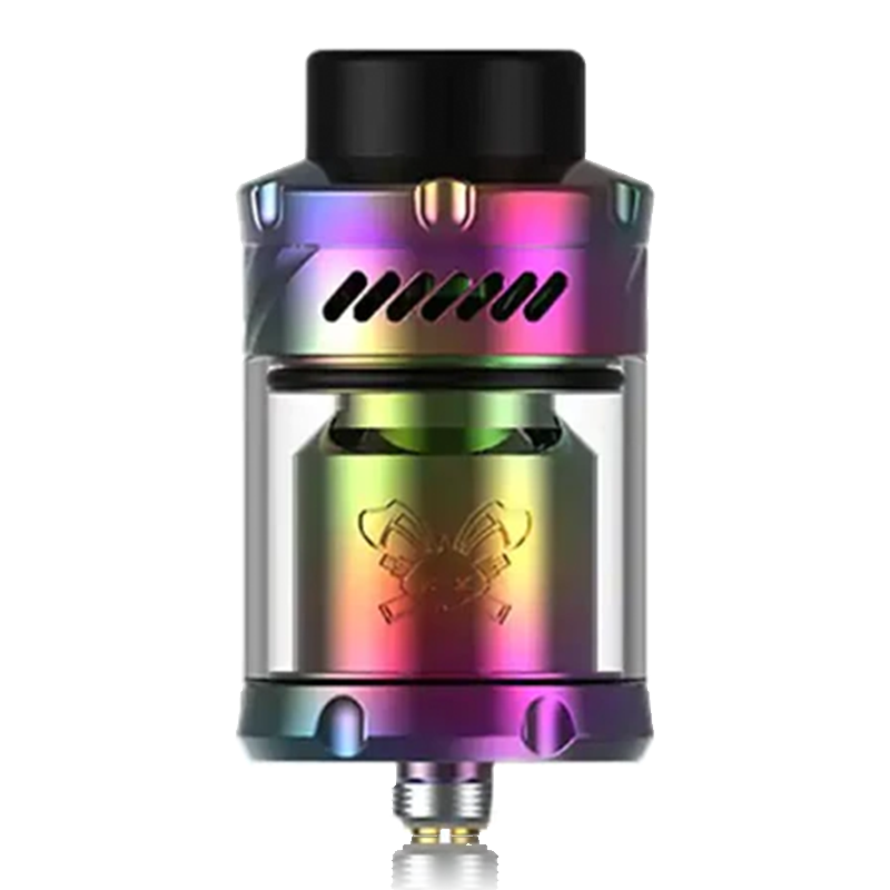 Dead Rabbit 3 RTA By Hellvape in Rainbow, for your vape at Red Hot Vaping