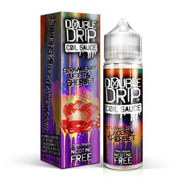 Strawberry Laces & Sherbet Double Drip 50ml a  for your vape by  at Red Hot Vaping