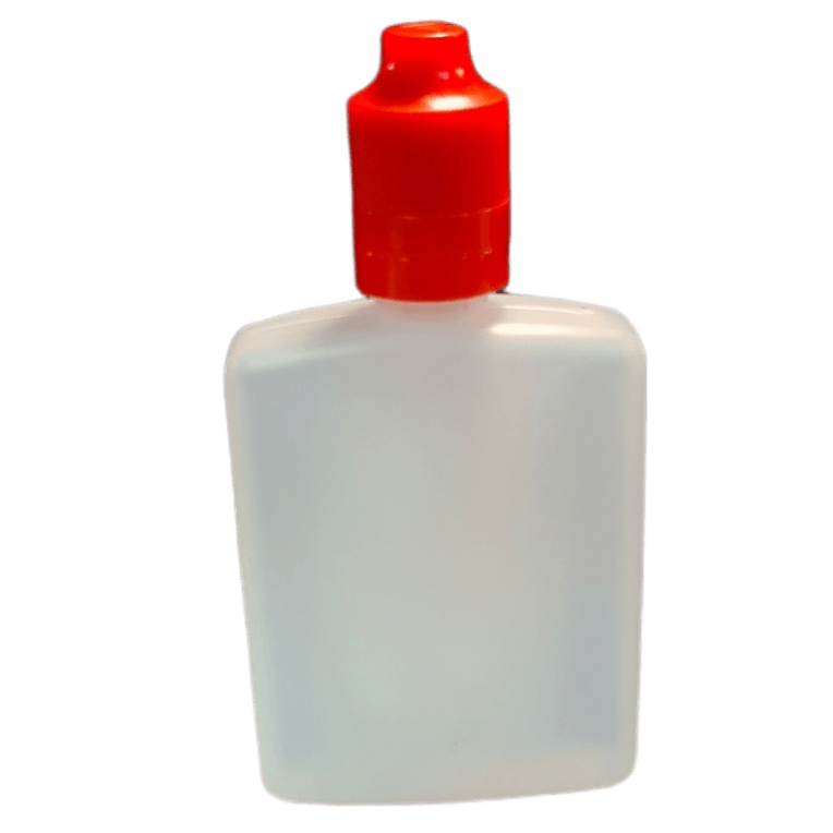 HDPE Postal Dropper Bottle in 60ml, for your vape at Red Hot Vaping