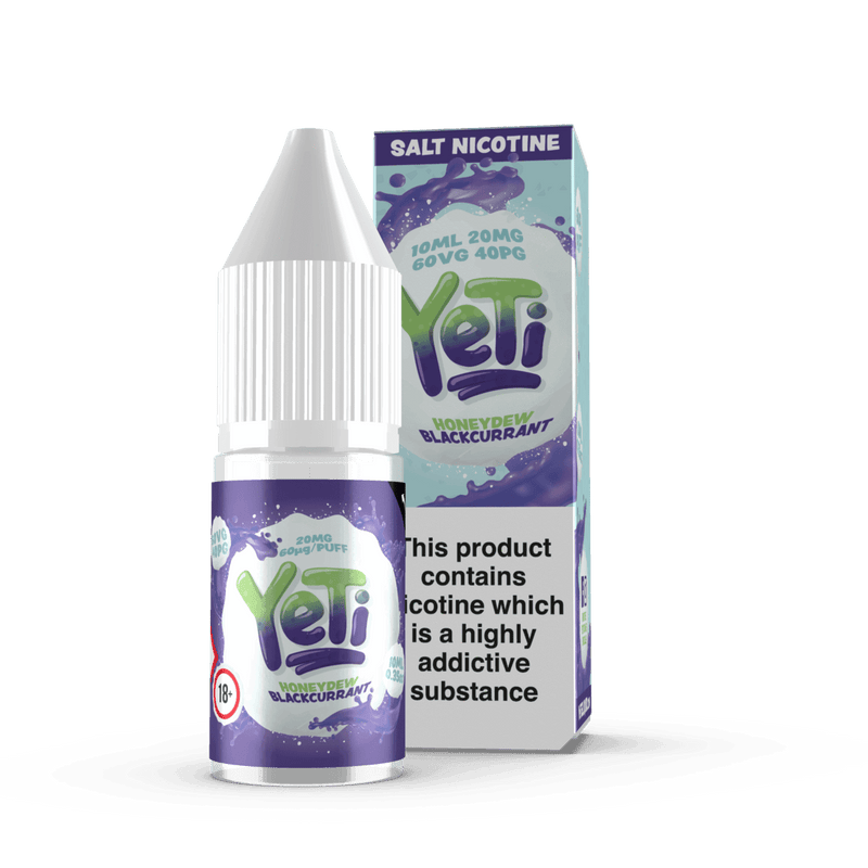 Honeydew Blackcurrant By Yeti Salt 20mg for your vape at Red Hot Vaping