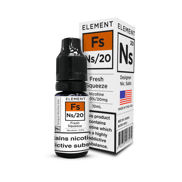 Fresh Squeeze Element Nic Salt 10ml a  for your vape by  at Red Hot Vaping