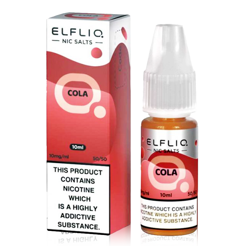 Cola By Elfbar Elfliq Salts 10ml for your vape at Red Hot Vaping