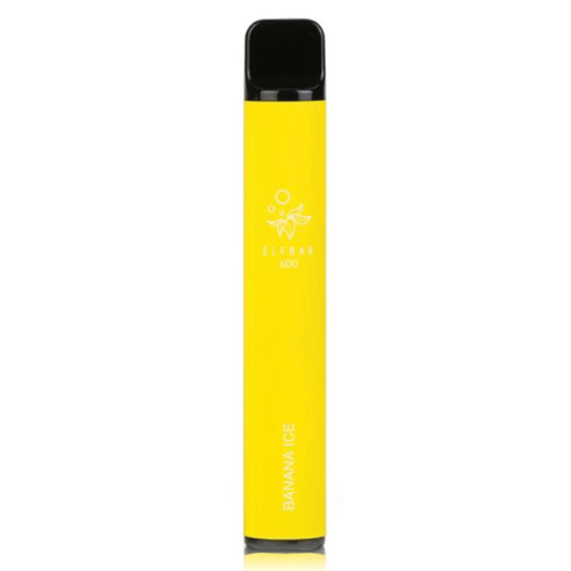 Elf Bar Disposable Pod Device 20mg in Banana Ice, for your vape at Red Hot Vaping