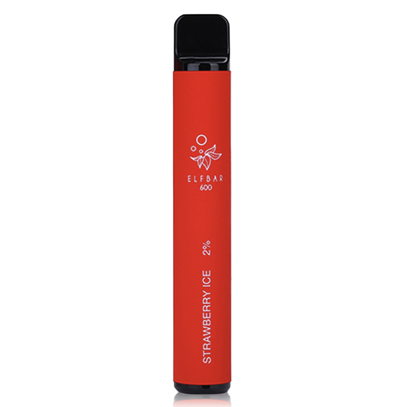 Elf Bar Disposable Pod Device 20mg in Strawberry Ice, for your vape at Red Hot Vaping