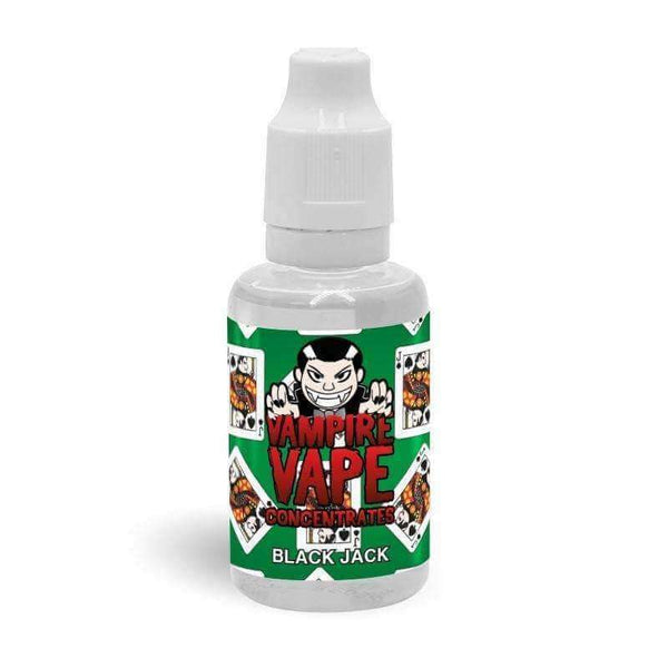 Black Jack Concentrate By Vampire Vape 30ml for your vape at Red Hot Vaping