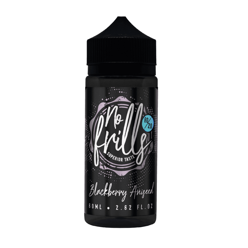 Blackberry Aniseed By No Frills 80ml Shortfill for your vape at Red Hot Vaping