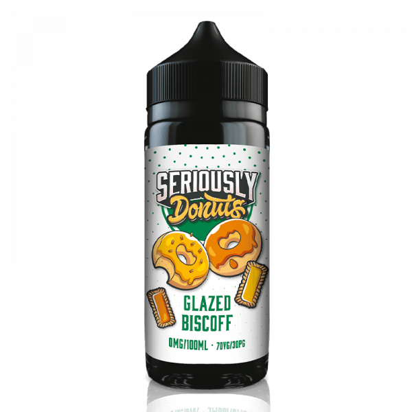 Seriously Donuts Glazed Biscoff By Doozy Vapes 100ml Shortfill for your vape at Red Hot Vaping
