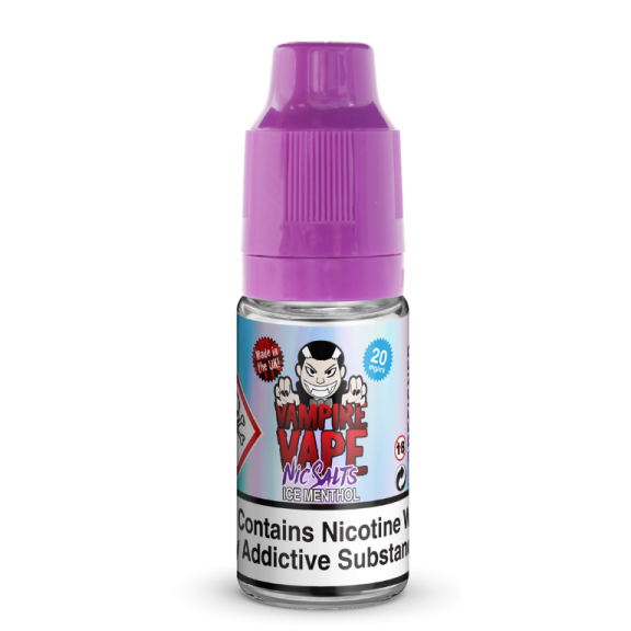 Ice Menthol Vampire 10ml Nicotine Salt a  for your vape by  at Red Hot Vaping