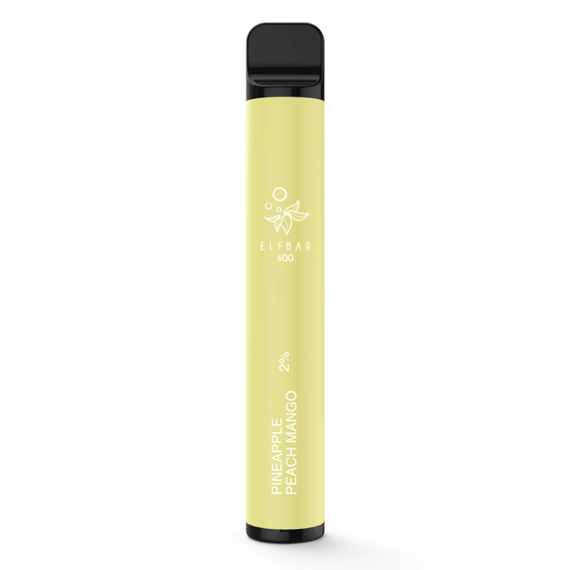 Elf Bar Disposable Pod Device 20mg in Pineapple Peach Mango, for your vape at Red Hot Vaping