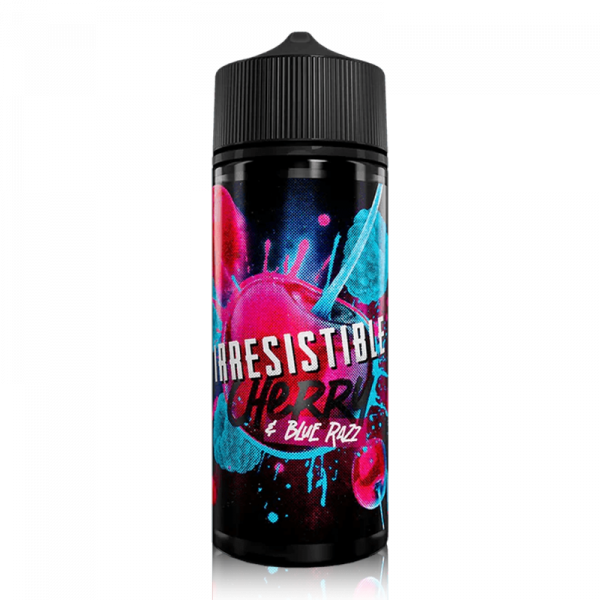 Cherry and Blue Razz By Irresistible Cherry 100ml Shortfill for your vape at Red Hot Vaping