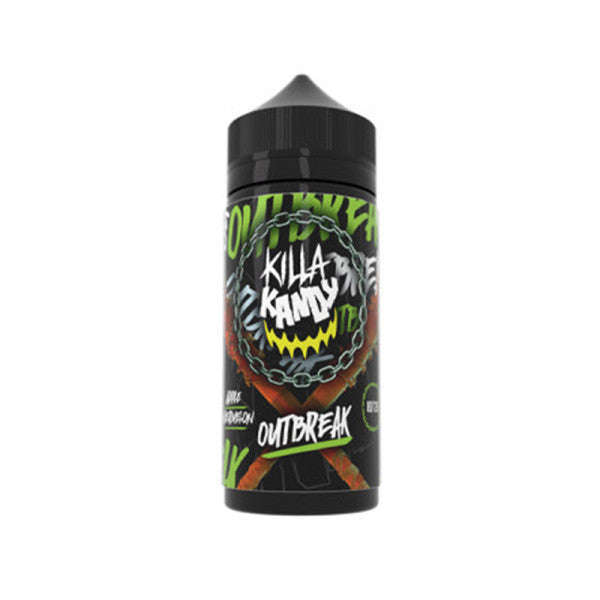 Outbreak By Killa Kandy 100ml Shortfill for your vape at Red Hot Vaping