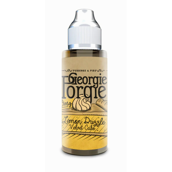 Lemon Drizzle Velvet Cake By Georgie Porgie 100ml Shortfill for your vape at Red Hot Vaping