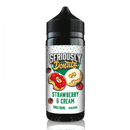 Seriously Donuts Strawberry and Cream By Doozy Vapes 100ml Shortfill for your vape at Red Hot Vaping
