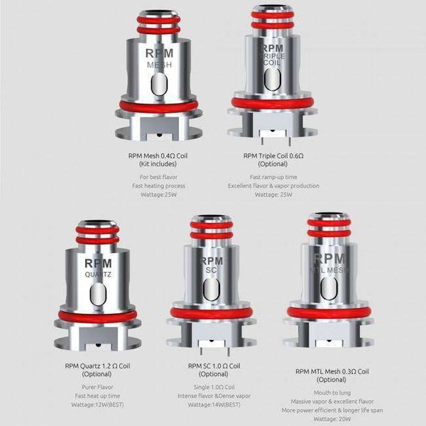 RPM Coils By Smok for your vape at Red Hot Vaping