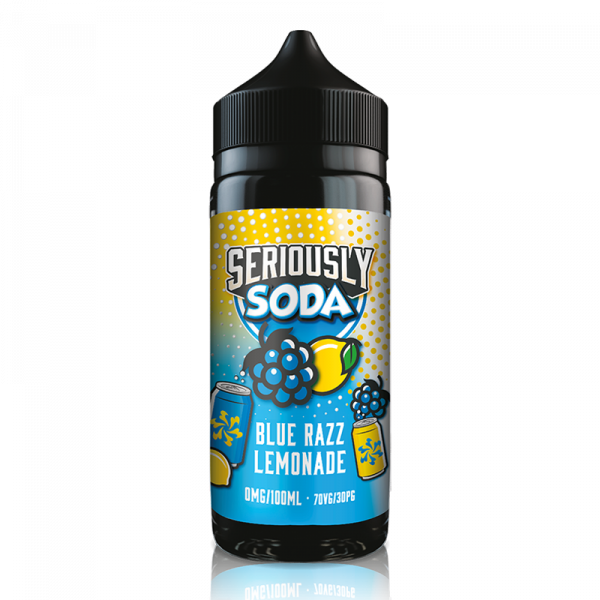 Seriously Soda Blue Razz Lemonade By Doozy Vapes 100ml Shortfill for your vape at Red Hot Vaping