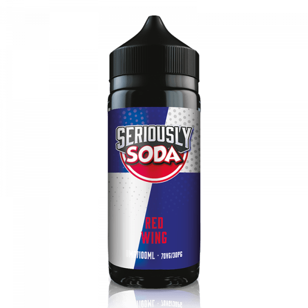 Seriously Soda Red Wing By Doozy Vapes 100ml Shortfill for your vape at Red Hot Vaping